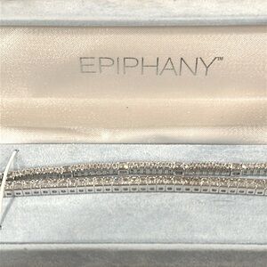 Two Epiphany 7.5” Sterling Silver Bracelets
